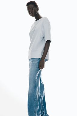 H&M - Women White Boxy Interlock T-Shirt