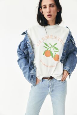 H&M - Boys Beige Printed T-Shirt