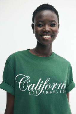 H&M - Boys Beige Printed T-Shirt