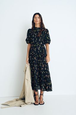 H&M - Women Black Long Cotton Dress