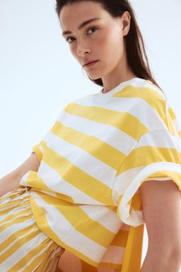 H&M - Women Grey Cropped T-Shirt