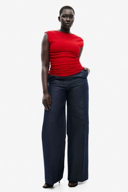 H&M - Girls Pink Textured Jersey Top