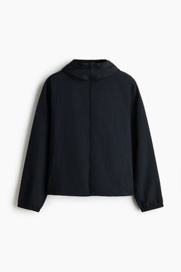 H&M - Men Black Water-Repellent Nylon Windbreaker