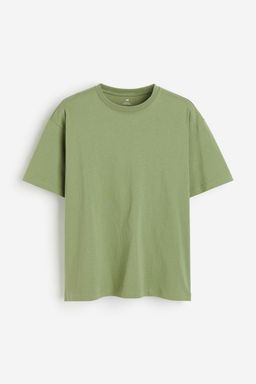 H&M - Men Green Loose Fit T-Shirt