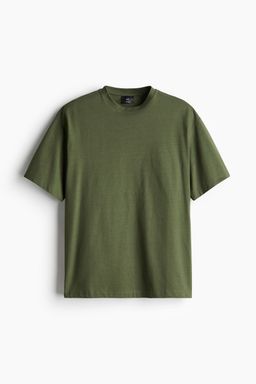H&M - Men Green Loose Fit T-Shirt