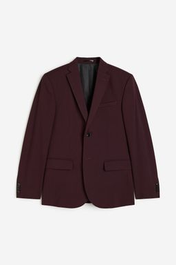 H&M - Men Black Slim Fit Single-Breasted Jacket