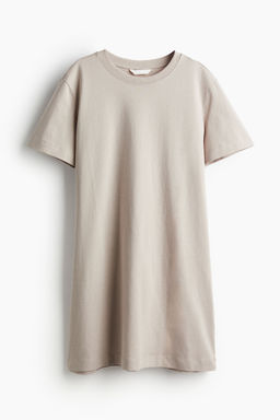 H&M - Women White Cotton T-Shirt Dress