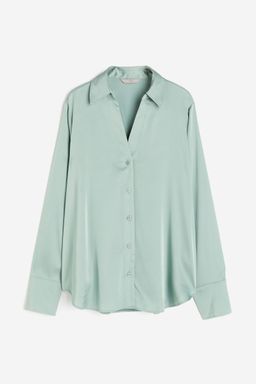 H&M - Women White V-Neck Blouse