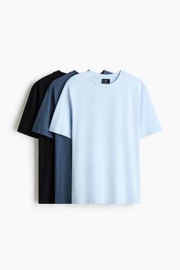 H&M - Men 3-Pack Regular Fit T-Shirts