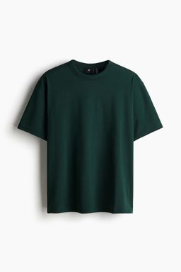 H&M - Men Black Coolmax Loose Fit T-Shirt