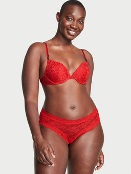 Victoria's Secret - Red The Lacie Posey Lace Cheeky Panty