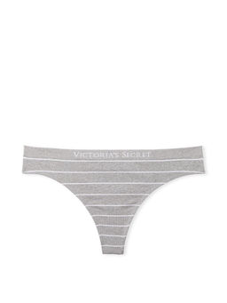 Victoria's Secret - Grey Seamless Thong Panty