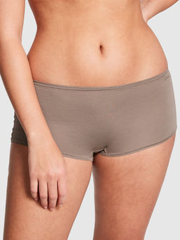 Victoria's Secret - Brown Cotton Boyshort Panty