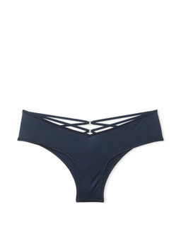Victoria's Secret - Navy Blue Very Sexy Strappy Back High-Leg Cheeky Panty