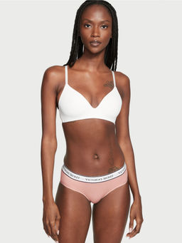 Victoria's Secret - Peach Cotton Logo Cotton Hip Hugger Panty