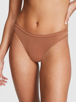 Victoria's Secret - Brown Seamless High-Leg Thong Panty