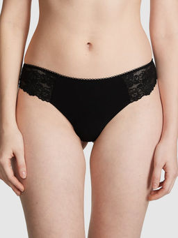 Victoria's Secret - Black No-Show Thong Panty