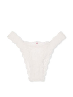 Victoria's Secret - White Dream Angels Lace Brazilian Panty