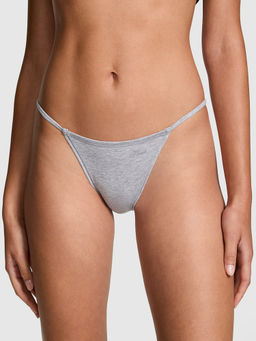 Victoria's Secret - Grey Cotton String Bikini Panty