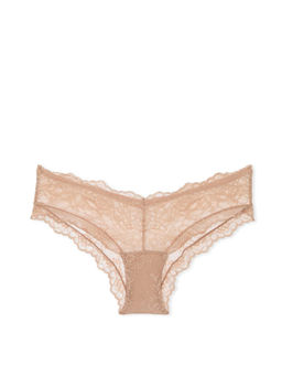 Victoria's Secret - Beige Very Sexy Rose Lace High-Leg Cheeky Panty
