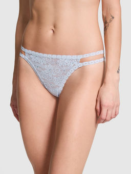 Victoria's Secret - Blue Wink Strappy Thong Panty