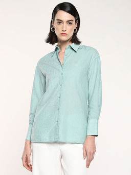 RAREISM - Women Cinthia Green Regular Fit Shirt