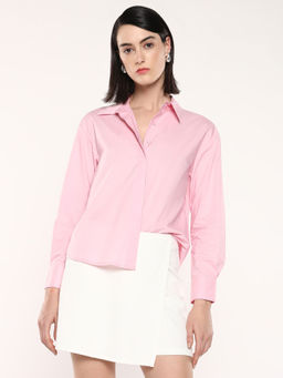 RAREISM - Women Fuhu Pink Regular Fit Shirt
