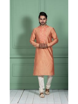 KISAH - Men Peach Kurta