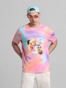 Jack & Jones - Rick & Morty Multicolor Drop Shoulder/Boxy Fit T-Shirt