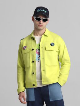 Jack & Jones - Rick & Morty Green Regular Fit Stretch Jacket