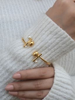 Tangerine - Wingleaf Gold 24K Gold Bracelet