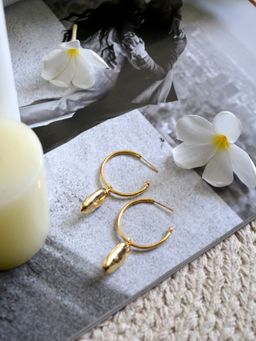 Tangerine - Madagascar Gold 24K Gold Drops & Danglers