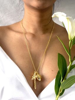 Tangerine - Scared fig Gold 24K Gold Necklace