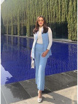 Label Deepika Nagpal - Deepika Nagpal Nyx Blue Co-Ord's