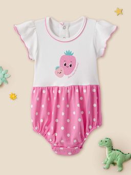 Nautinati - Pink Newborn Baby Soft Cotton Bodysuit