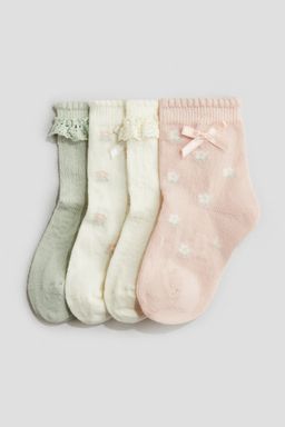 H&M - Girls 4-Pack Socks