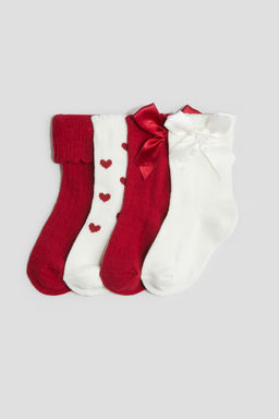 H&M - Girls 4-Pack Socks