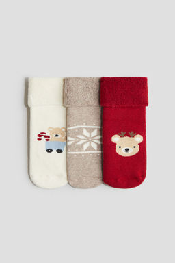 H&M - Boys 3-Pack Terry Socks