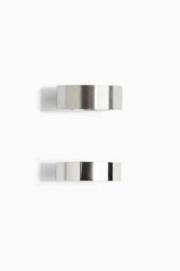 H&M - Men 2-Pack Stainless Steel Rings