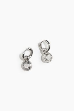 H&M - Men Silver Pendant Earrings