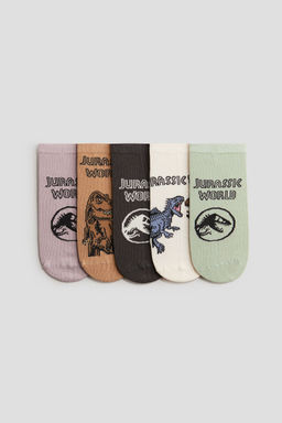 H&M - Boys 5-Pack Intarsia Motif Socks
