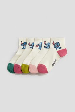 H&M - Girls 5-Pack Ankle Socks