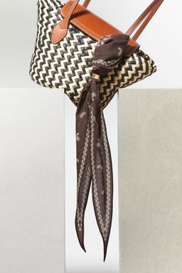 H&M - Women Brown Bead-Detail Neck Scarf