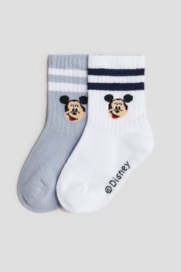 H&M - Boys 2-Pack Intarsia Motif Socks