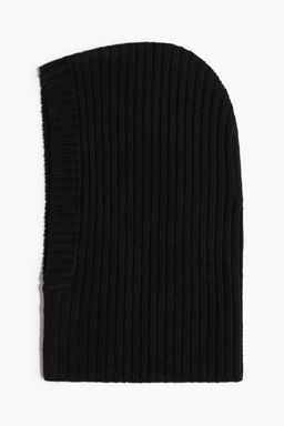 H&M - Men Black Rib-Knit Balaclava