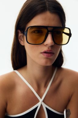 H&M - Women Black Aviator-Style Sunglasses