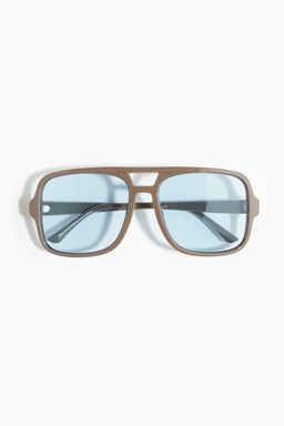 H&M - Women Beige Aviator-Style Sunglasses