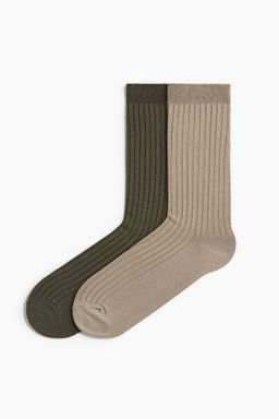 H&M - Men 2-Pack Bamboo Viscose-Blend Socks