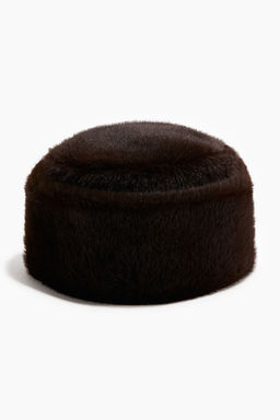 H&M - Women Brown Fluffy Hat