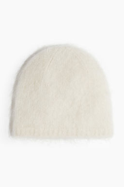 H&M - Women Beige Mohair-Blend Beanie